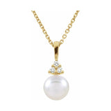 Accented Pearl Pendant