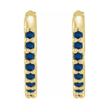 Accented Huggie Earrings