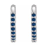 Accented Huggie Earrings