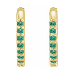Accented Huggie Earrings