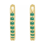 Accented Huggie Earrings