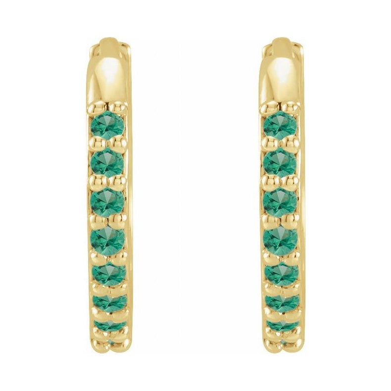 Accented Huggie Earrings