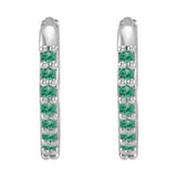 Accented Huggie Earrings