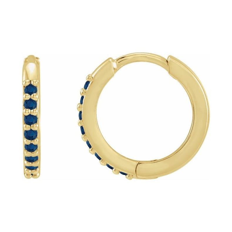 Accented Huggie Earrings