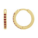 Accented Huggie Earrings