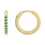 Accented Huggie Earrings