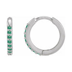 Accented Huggie Earrings
