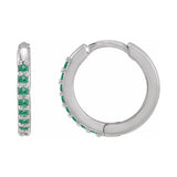 Accented Huggie Earrings
