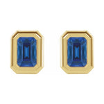 Emerald Solitaire Earrings