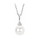 Accented Pearl Necklace