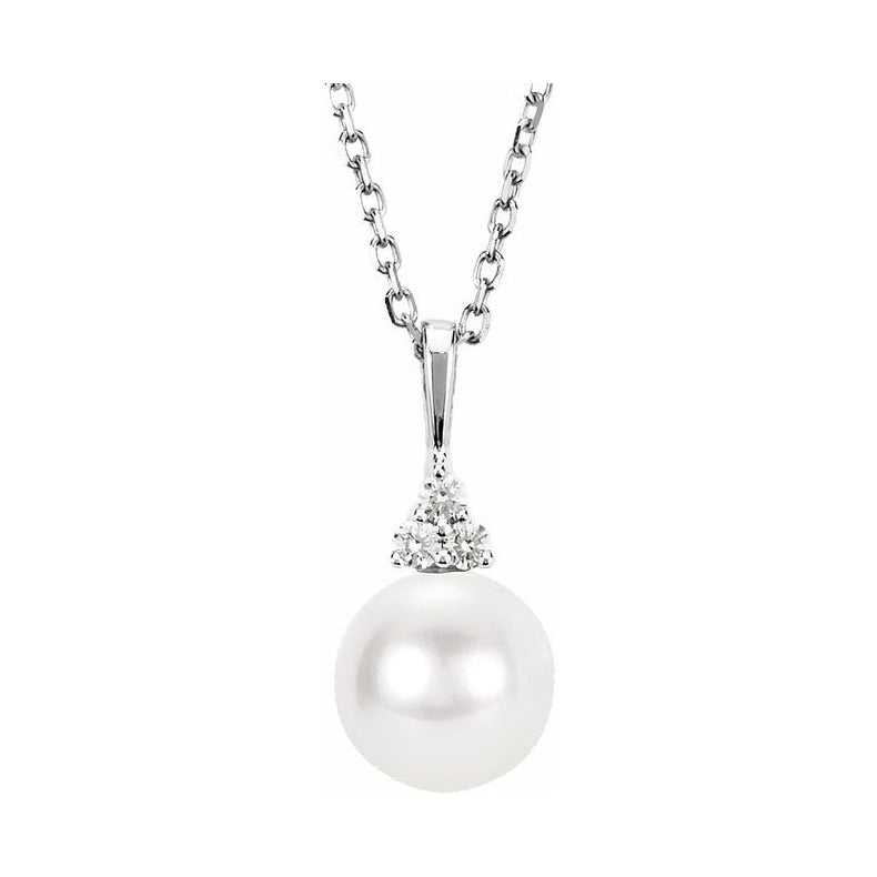 Accented Pearl Necklace