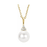 Accented Pearl Necklace
