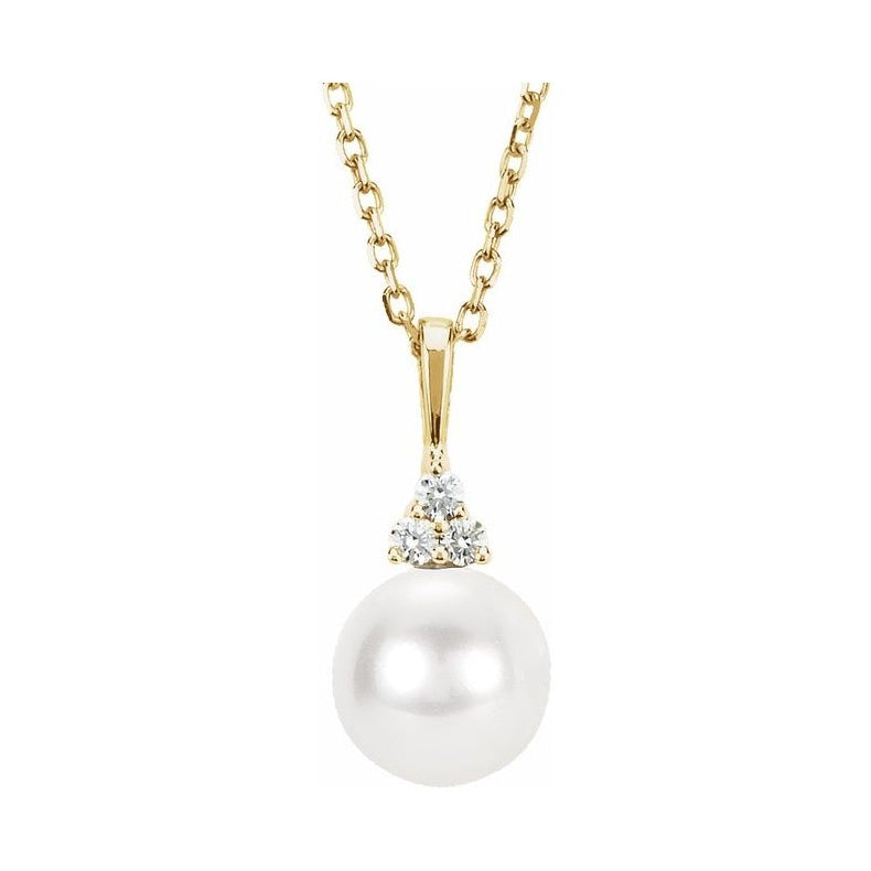 Accented Pearl Necklace