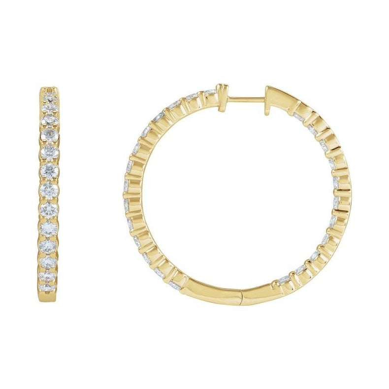 Inside-Outside Hoop Earrings