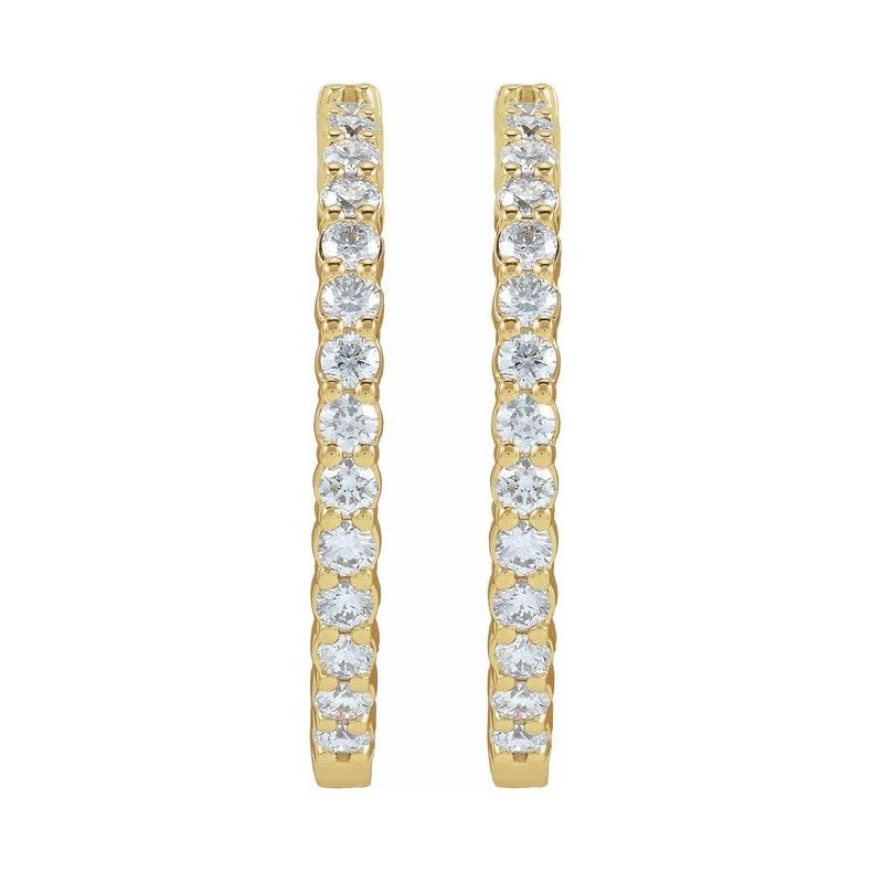 Inside-Outside Hoop Earrings