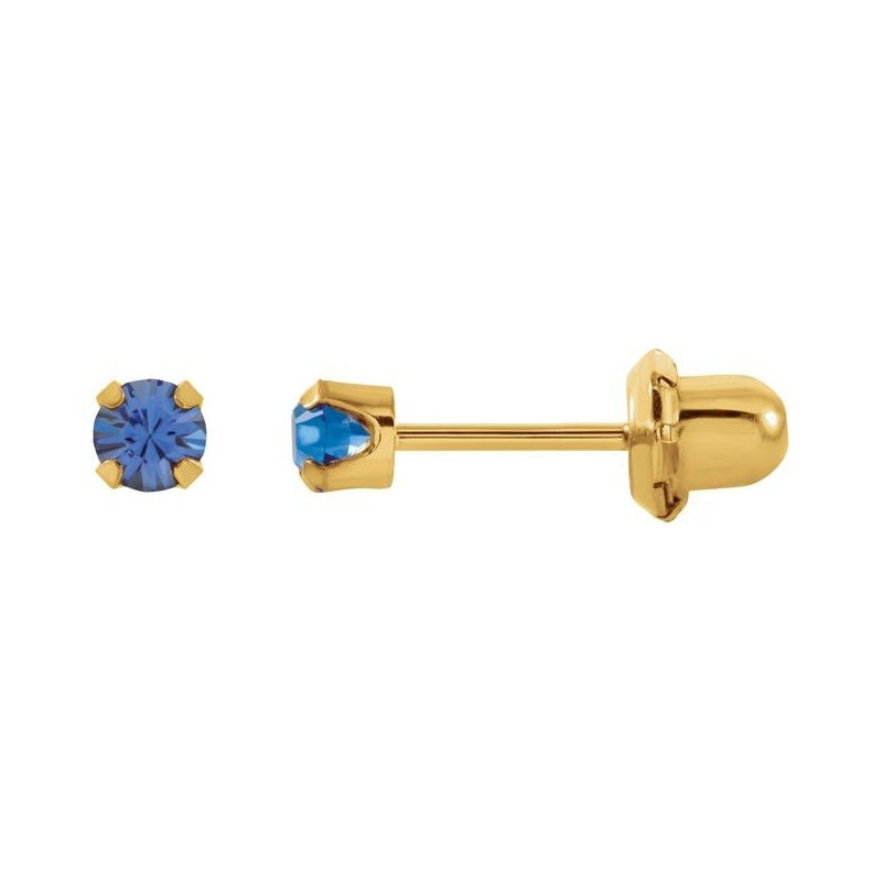 Inverness® Piercing Birthstone Stud Earrings