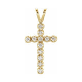 Accented Cross Pendant