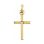 Birthstone Cross Pendant