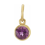Posh Mommy® Imitation Birthstone Charm/Pendant