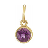 Posh Mommy® Imitation Birthstone Charm/Pendant