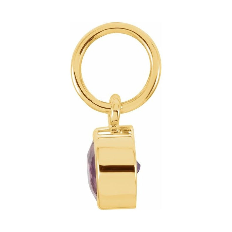 Posh Mommy® Imitation Birthstone Charm/Pendant