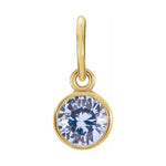 Posh Mommy® Imitation Birthstone Charm/Pendant