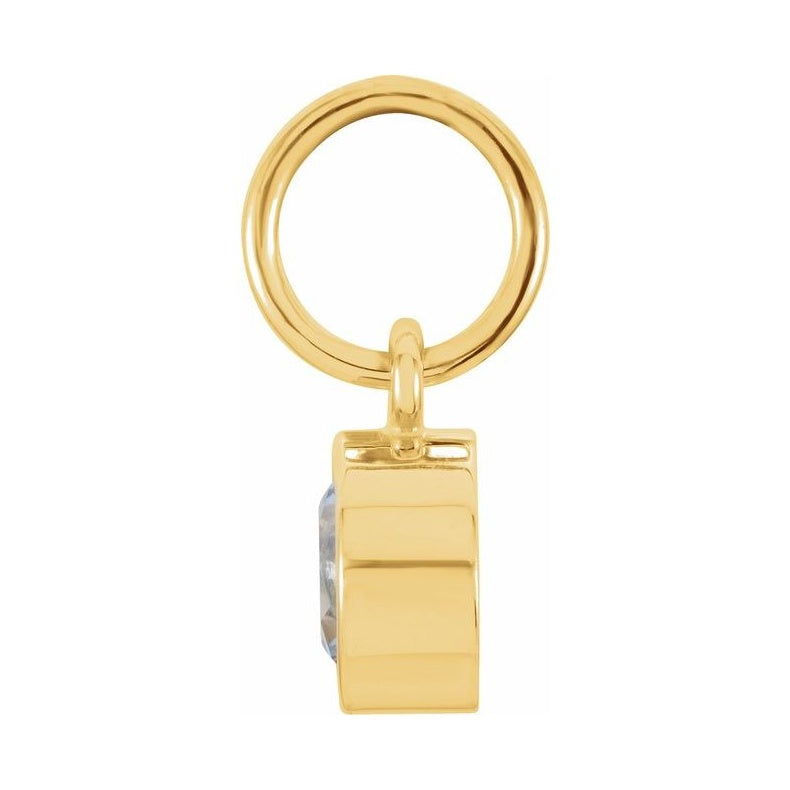 Posh Mommy® Imitation Birthstone Charm/Pendant