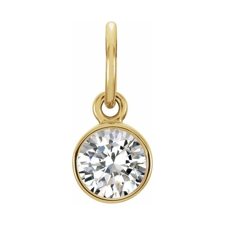 Posh Mommy® Imitation Birthstone Charm/Pendant