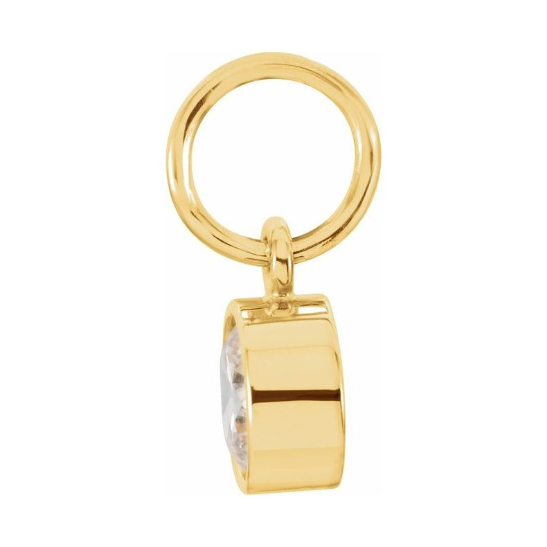 Posh Mommy® Imitation Birthstone Charm/Pendant