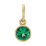 Posh Mommy® Imitation Birthstone Charm/Pendant