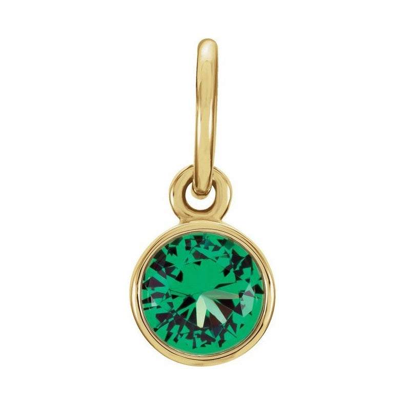 Posh Mommy® Imitation Birthstone Charm/Pendant