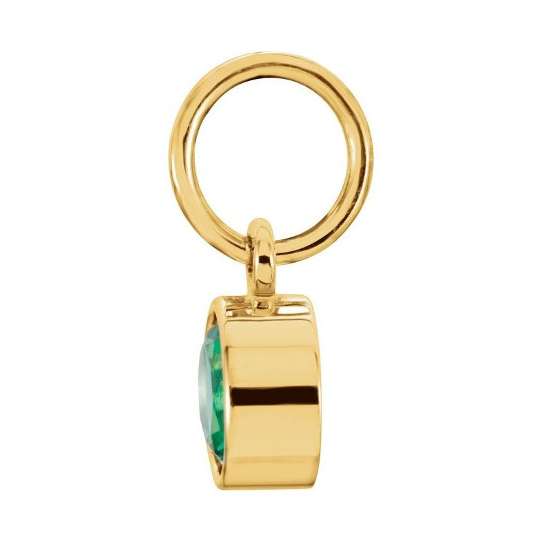 Posh Mommy® Imitation Birthstone Charm/Pendant