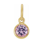 Posh Mommy® Imitation Birthstone Charm/Pendant