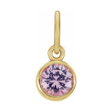 Posh Mommy® Imitation Birthstone Charm/Pendant