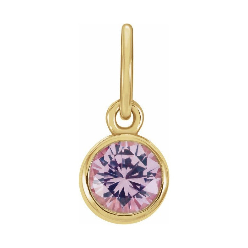 Posh Mommy® Imitation Birthstone Charm/Pendant