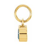 Posh Mommy® Imitation Birthstone Charm/Pendant