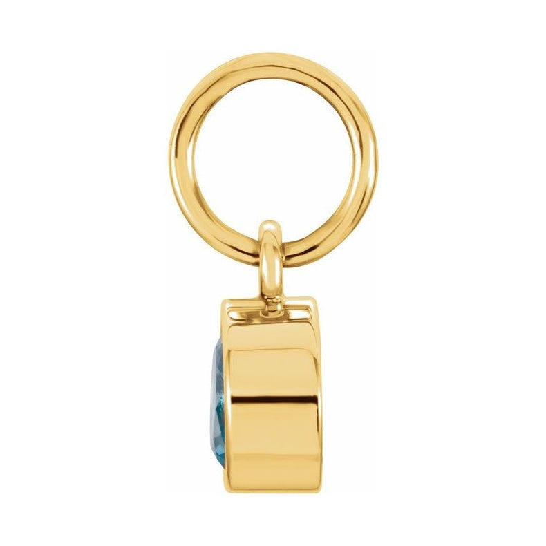 Posh Mommy® Imitation Birthstone Charm/Pendant