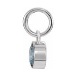 Posh Mommy® Imitation Birthstone Charm/Pendant