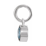 Posh Mommy® Imitation Birthstone Charm/Pendant