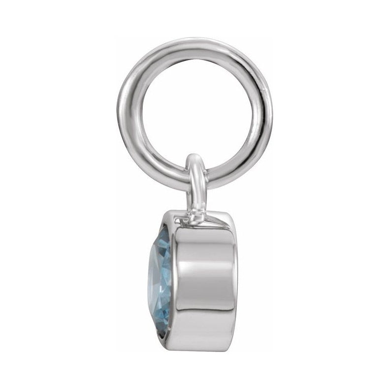 Posh Mommy® Imitation Birthstone Charm/Pendant