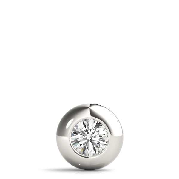 1 Carat Lab Diamond 14K White Gold Pendant