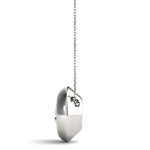 1 Carat Lab Diamond 14K White Gold Pendant