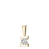 1 Carat Lab Diamond 14K Yellow Gold Pendant