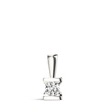 White Platinum 1.0ct Lab Diamond Pendant