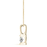 1 Carat Lab Diamond 14K Yellow Gold Pendant