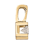 1 Carat Lab Diamond 18K White Gold Solitaire Pendant
