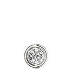 1 CT Lab Diamond White Gold Solitaire Pendant