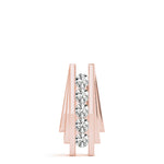 Rose Gold Multi-Diamond Fashion Pendant 0.5ctw