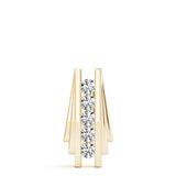 14K Yellow Gold 5-Diamond Fashion Pendant