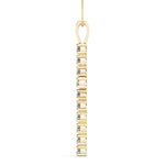 14K Yellow Gold Diamond Cross Pendant Jewelry